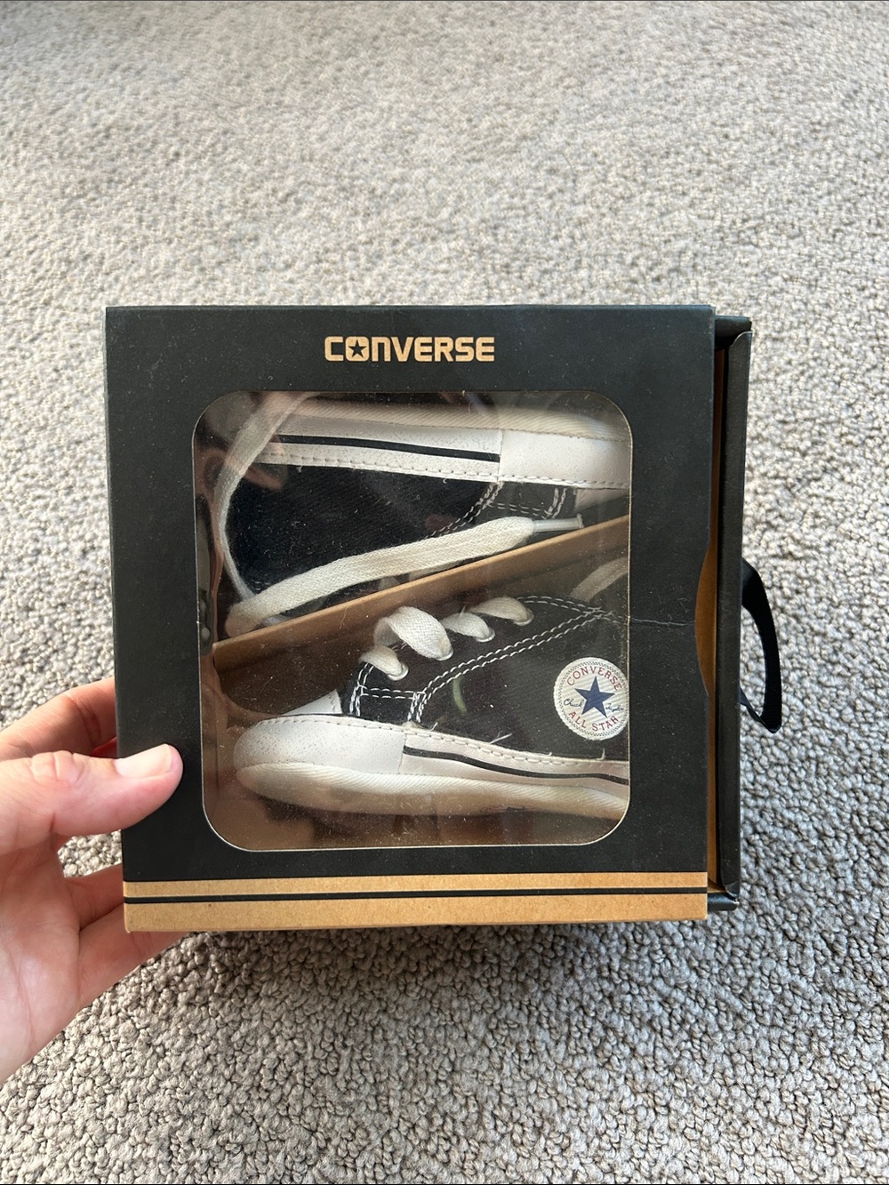 Converse baby Black and White Low Top Sneakers